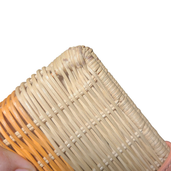 J. Crew Rattan Orange Flap Turn Style Open/ Close Clutch - Picture 11 of 16